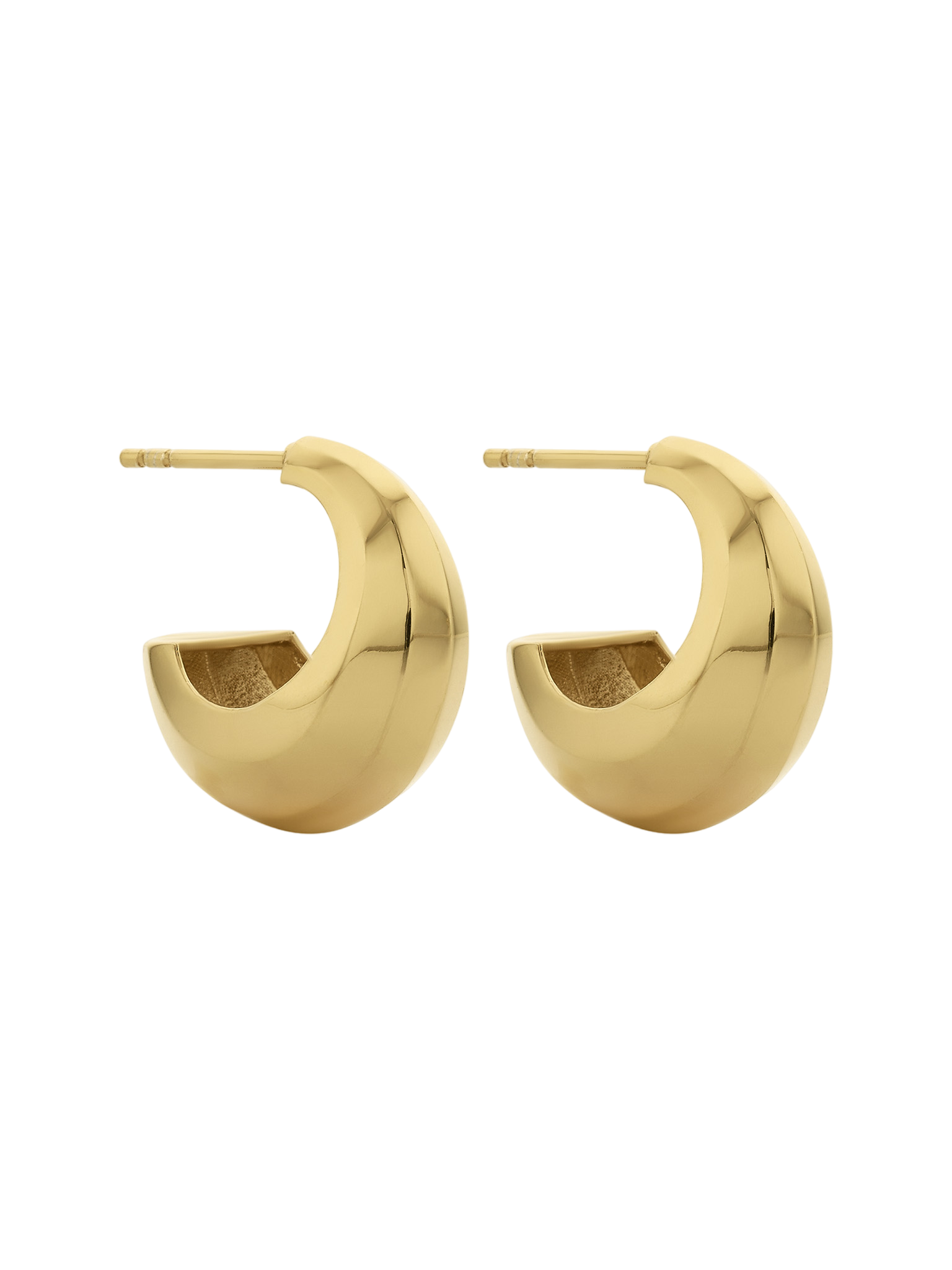 Cira hoop earrings gold